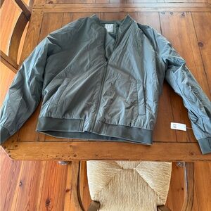 GAP Olive Green Zip-Up Bomber